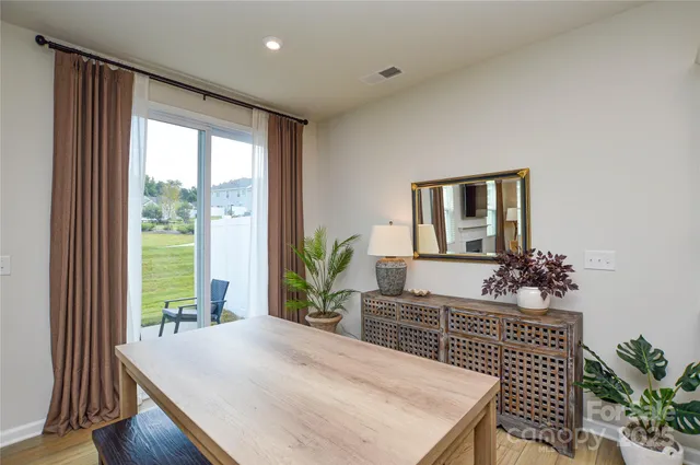a room with window and wooden floor