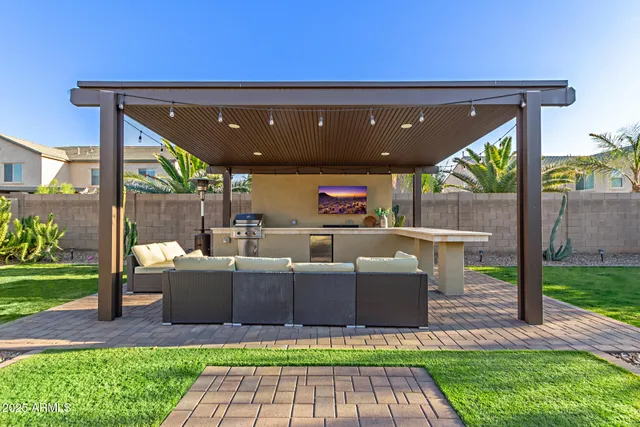 a close view of kitchen appliances