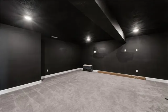 a view of an empty room