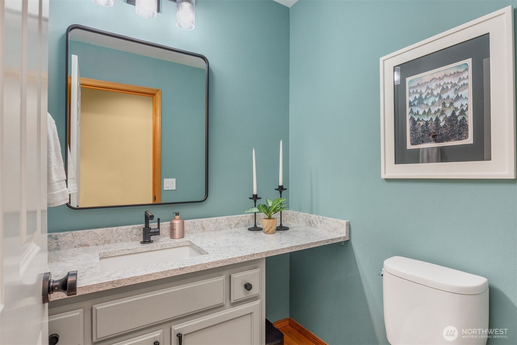 2714 182nd Place Southeast Bothell, WA 98012 - Photo 15 of 36 a bathroom with a toilet sink and mirror