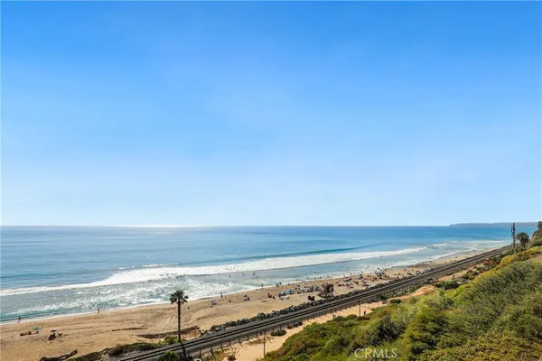a view of an ocean beach