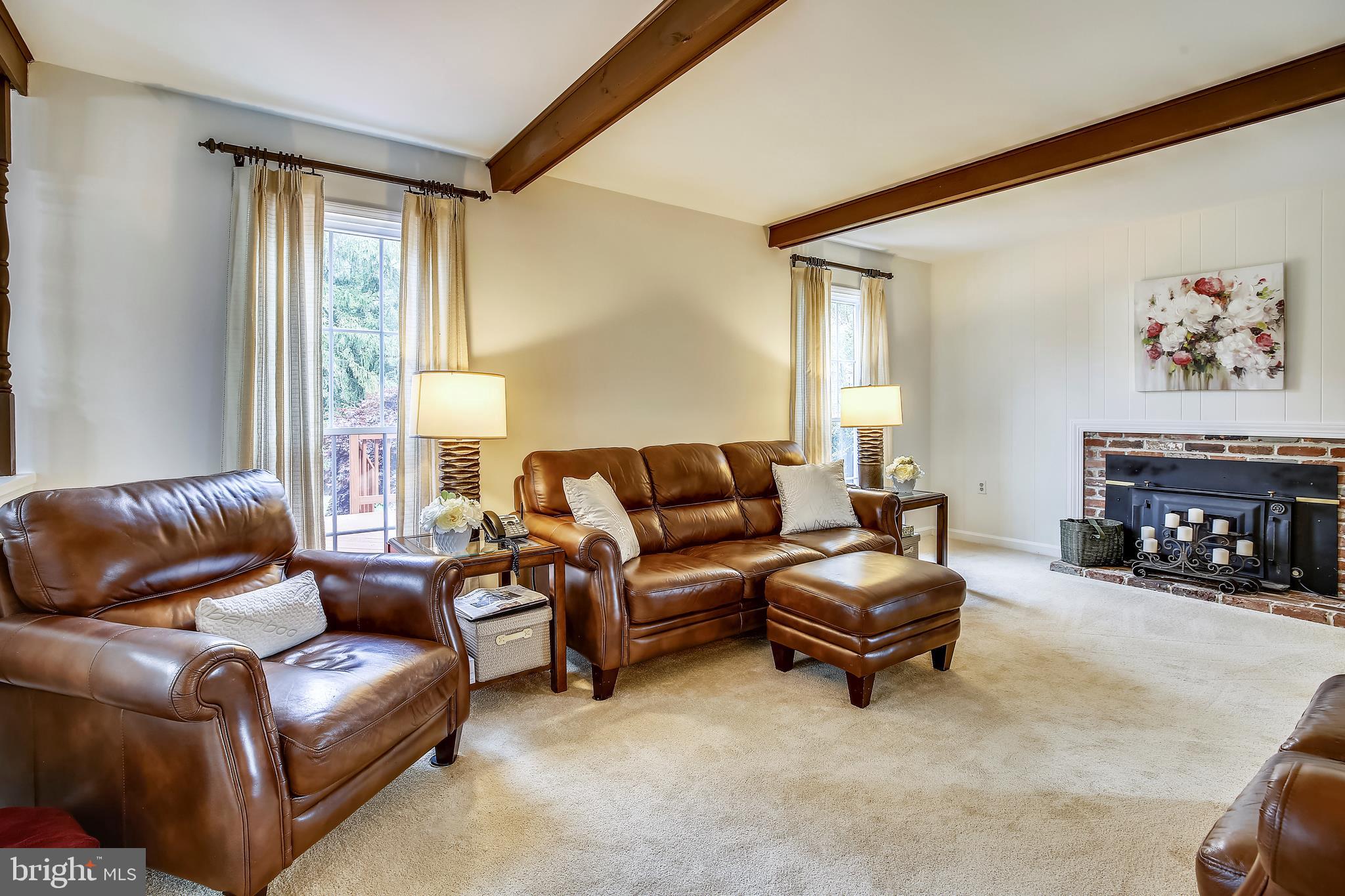 16005 Wallingford Road Silver Spring, MD 20906 - Photo 13 of 36 Family room with new carpet