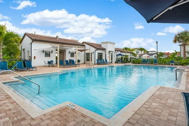 a view of a lake with a house