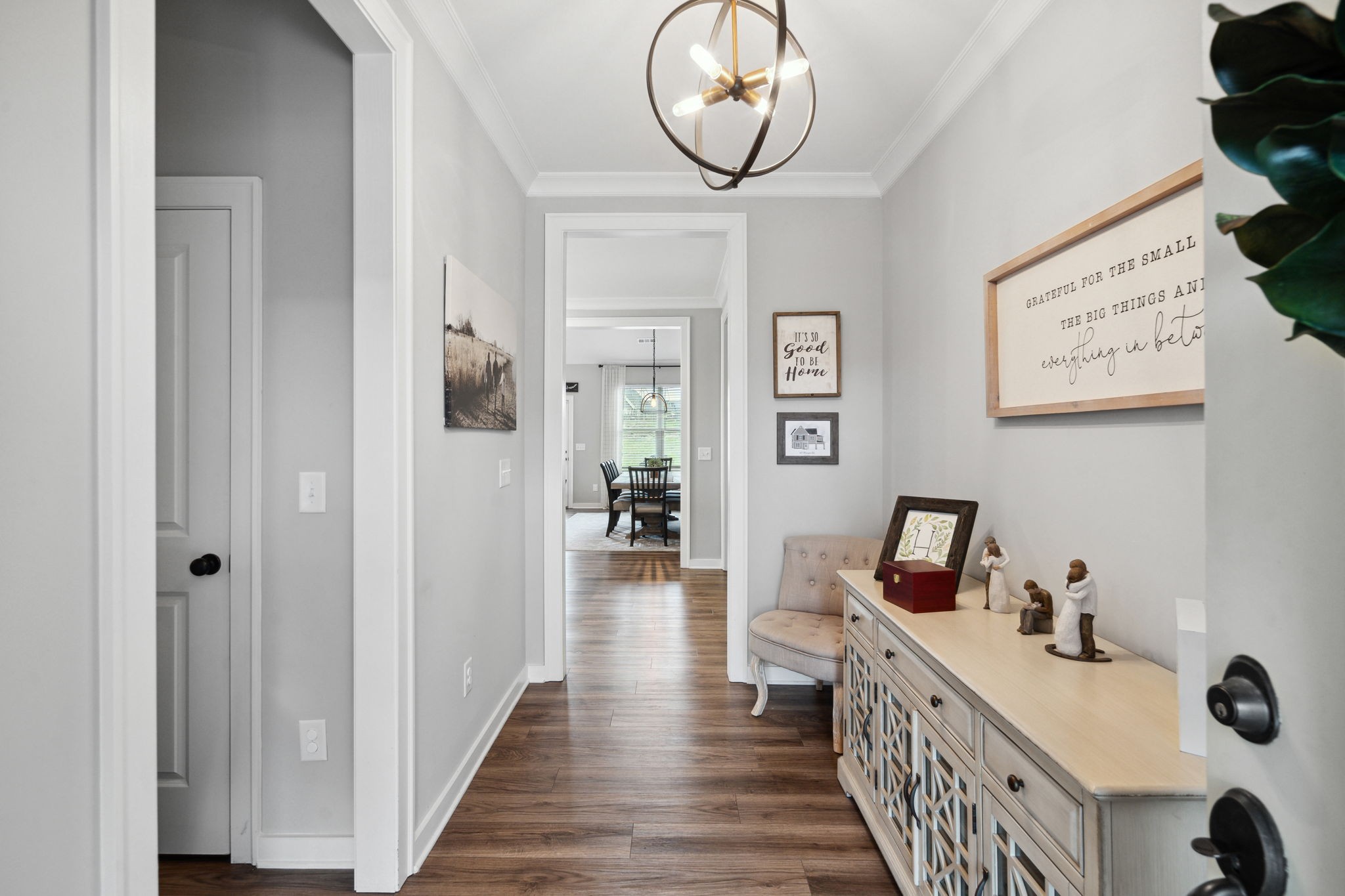 847 Plowson Road Mount Juliet, TN 37122 - Photo 4 of 56 a view of a hallway with wooden floor