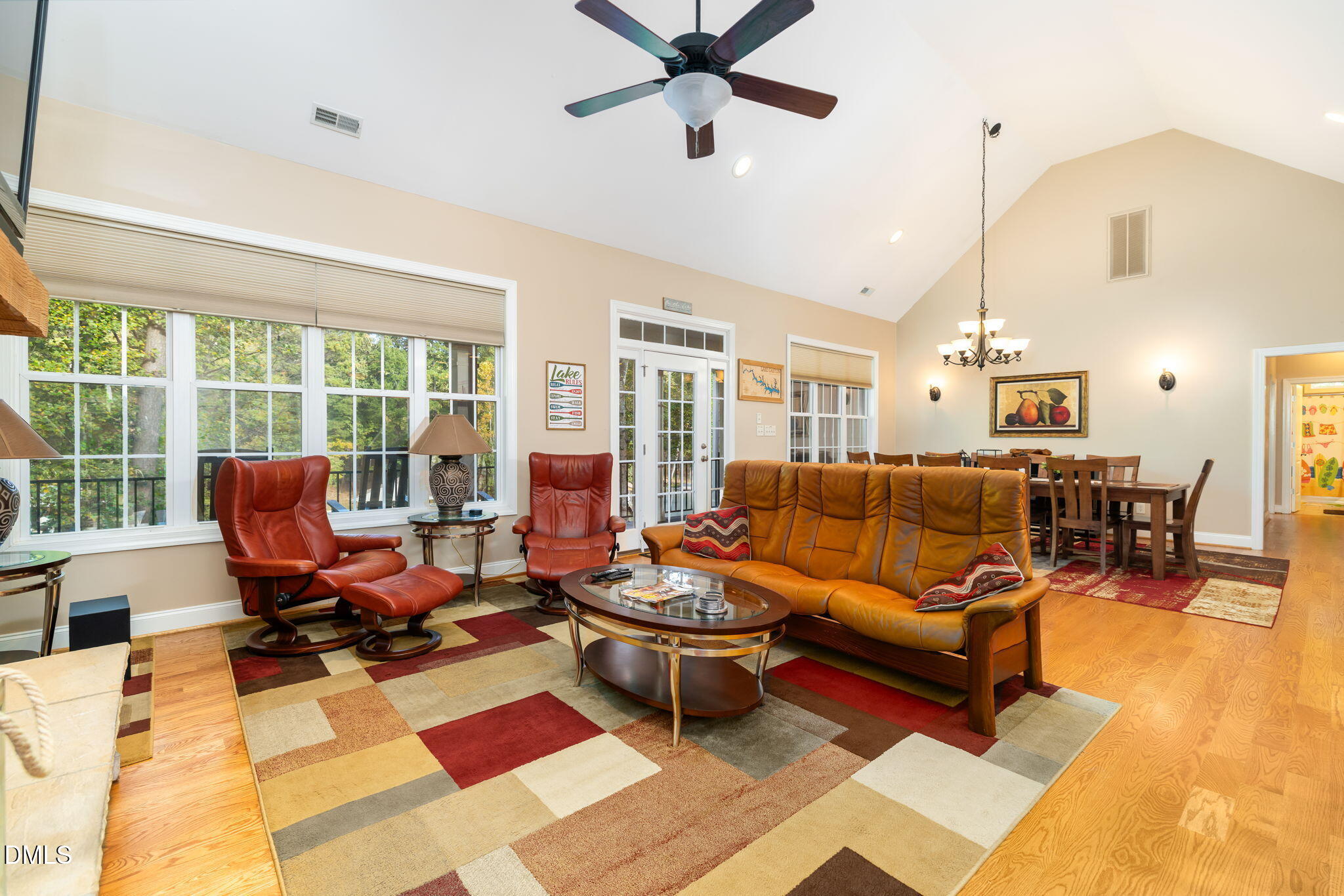 140 Breezewood Road Boydton, VA 23917 - Photo 20 of 87 a living room with furniture ceiling fan and a rug