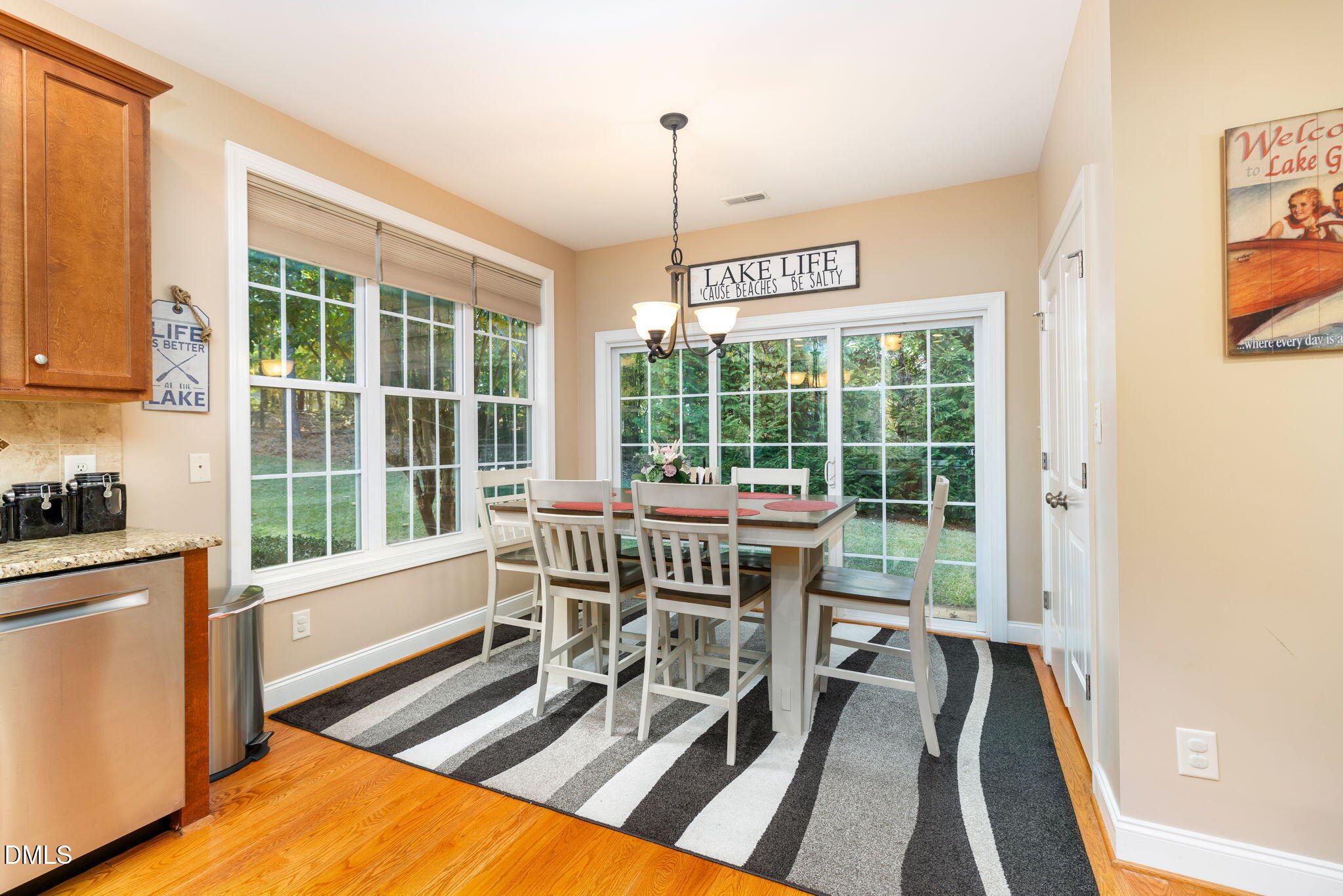 140 Breezewood Road Boydton, VA 23917 - Photo 28 of 87 a view of a dining room with furniture window and outside view