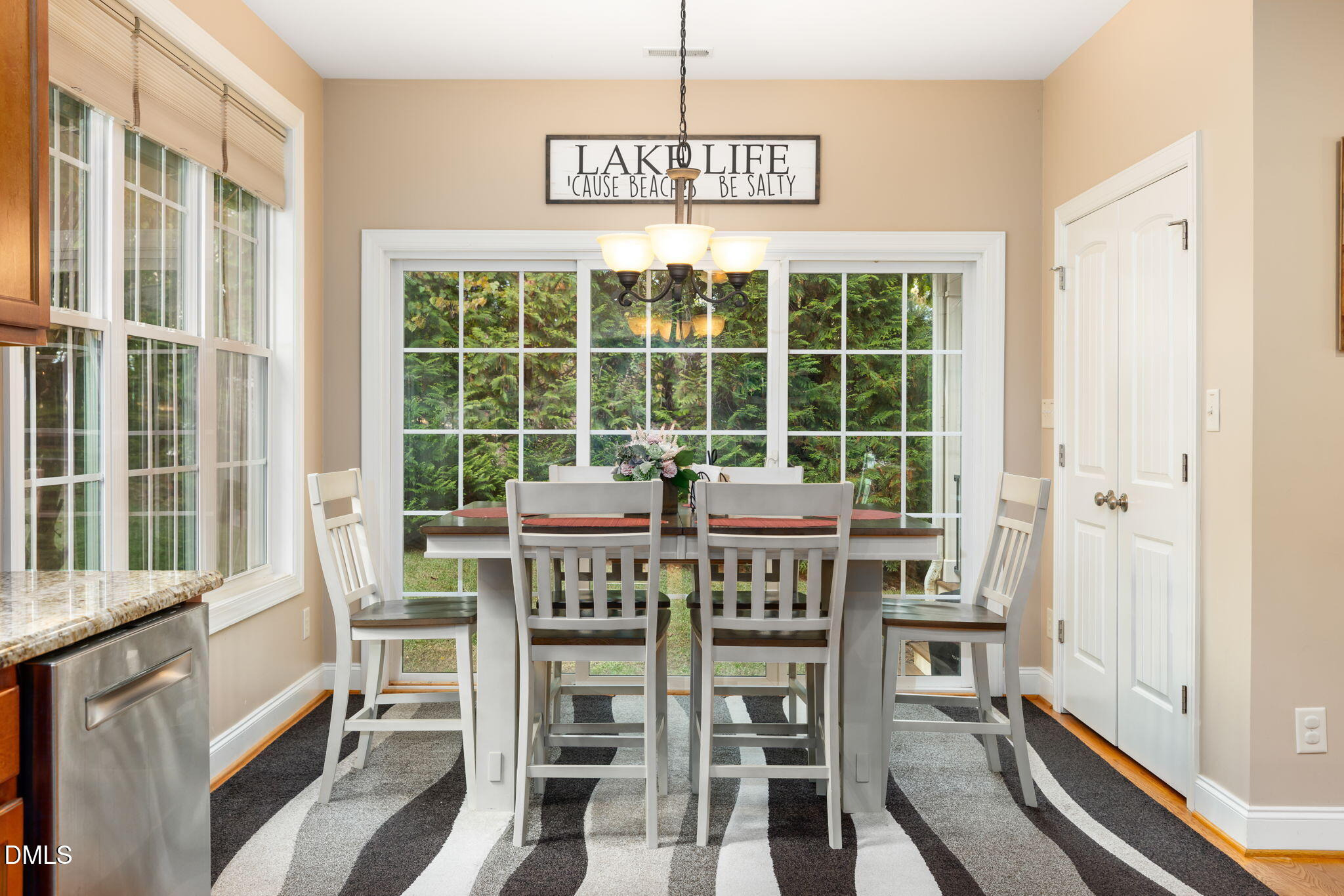 140 Breezewood Road Boydton, VA 23917 - Photo 29 of 87 a table and chair sitting in a room next to a window