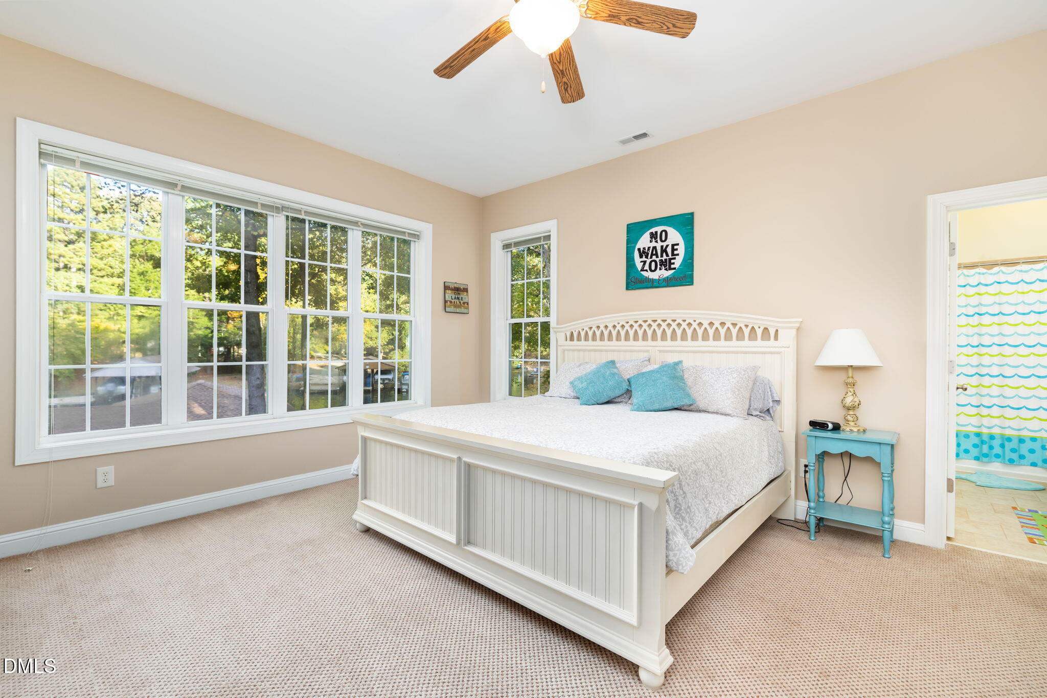 140 Breezewood Road Boydton, VA 23917 - Photo 57 of 87 a bedroom with a bed and a large window