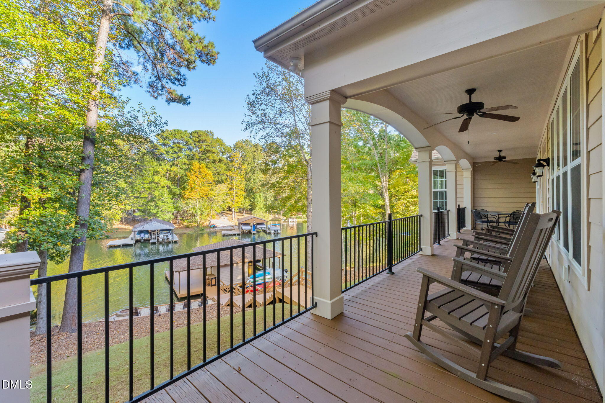 140 Breezewood Road Boydton, VA 23917 - Photo 6 of 87 a view of a balcony with wooden floor
