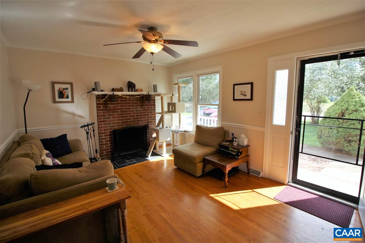 896 Cedar Grove Road Ruckersville, VA 22968 - Photo 5 of 31 a living room with furniture and a fireplace