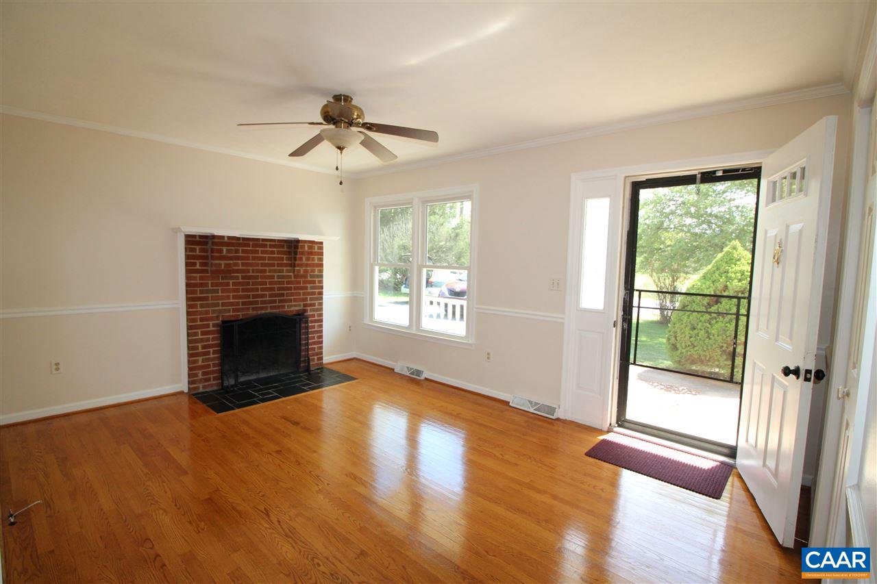 896 Cedar Grove Road Ruckersville, VA 22968 - Photo 6 of 31 a view of empty room with wooden floor and fan