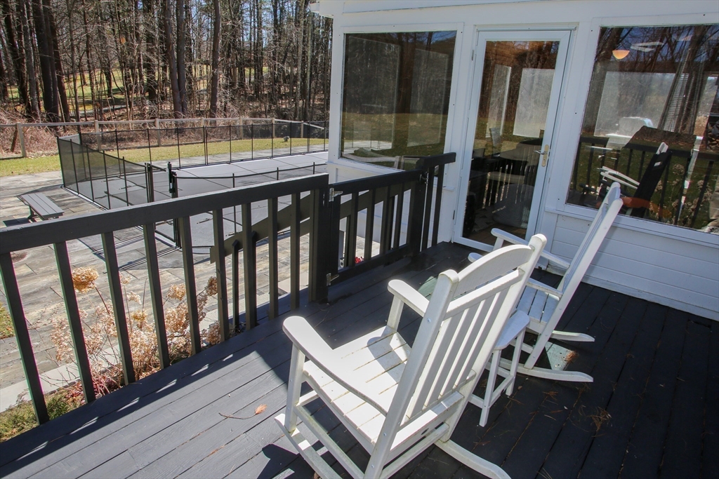 23 Cross Road Alford, MA 01230 - Photo 22 of 37 a view of a chairs and table in the balcony