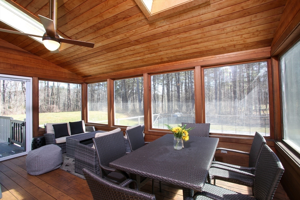 23 Cross Road Alford, MA 01230 - Photo 29 of 37 a living room with furniture and a floor to ceiling window
