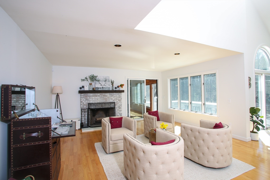 23 Cross Road Alford, MA 01230 - Photo 6 of 37 a living room with furniture and a fireplace