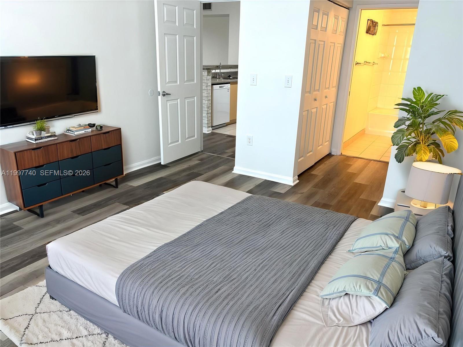 8050 North Nob Hill Road, Unit 105 Tamarac, FL 33321 - Photo 9 of 13 Second Bedroom Virtually Staged