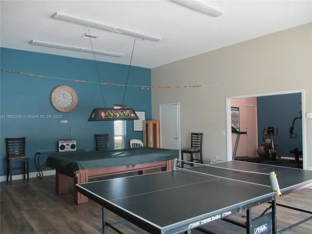 a room with gym equipment