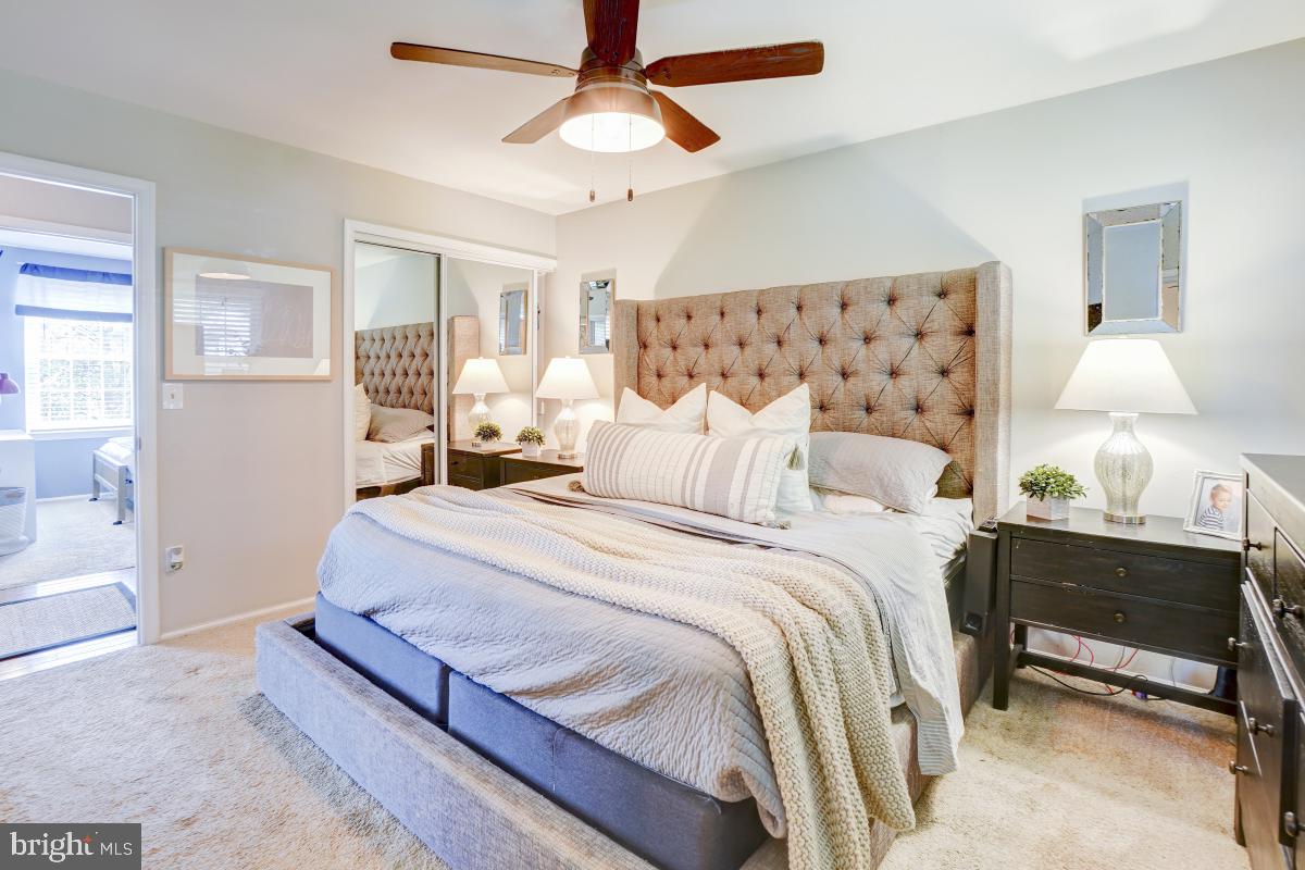 17 Braxton Drive Sterling, VA 20165 - Photo 12 of 30 Primary suite w/ 2 closets & new ceiling fan