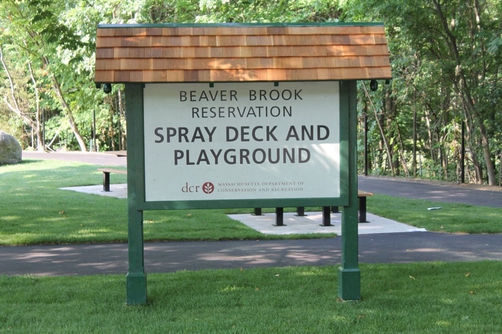 85 Trapelo Road, Unit 40 Waltham, MA 02452 - Photo 13 of 15 a view of park with sign board
