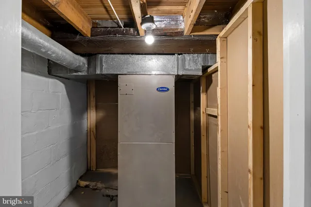 a view of a balcony with wooden floor