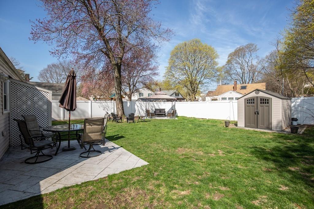 21 Forest Street Peabody, MA 01960 - Photo 25 of 29 a view of backyard with sitting area