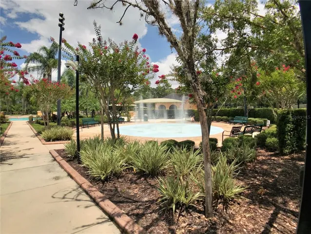 a view of an outdoor space and deck