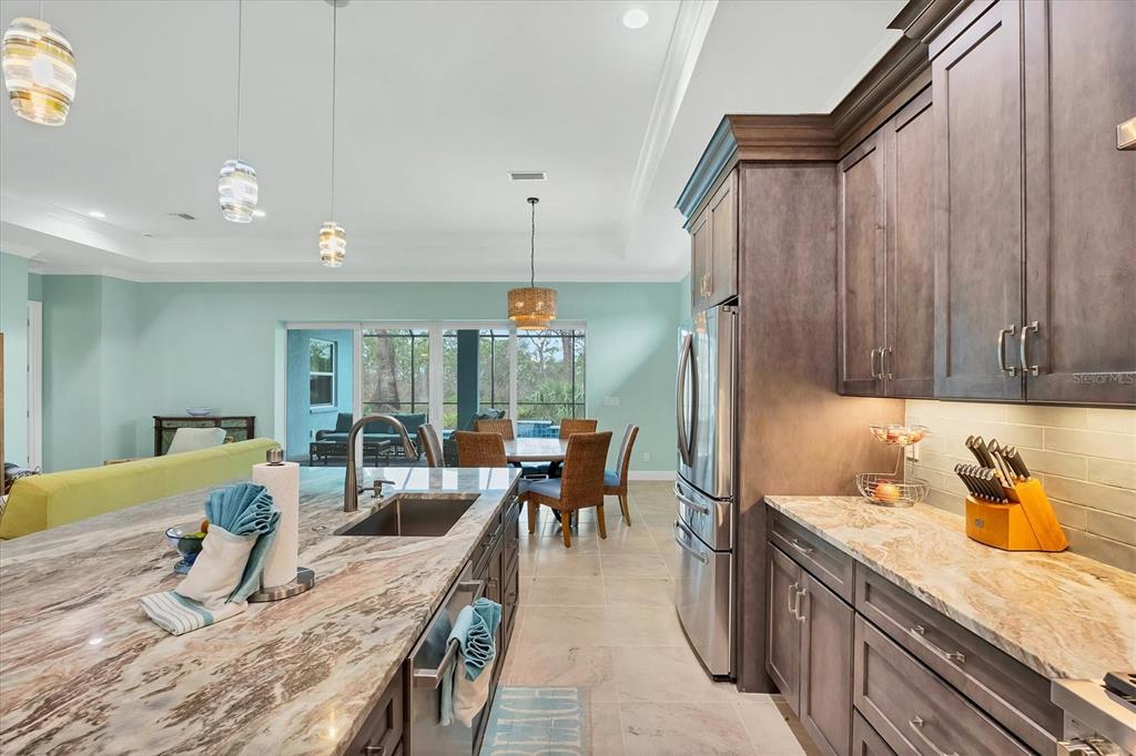 8936 Scallop Way Placida, FL 33946 - Photo 16 of 46 a kitchen with granite countertop lots of counter top space