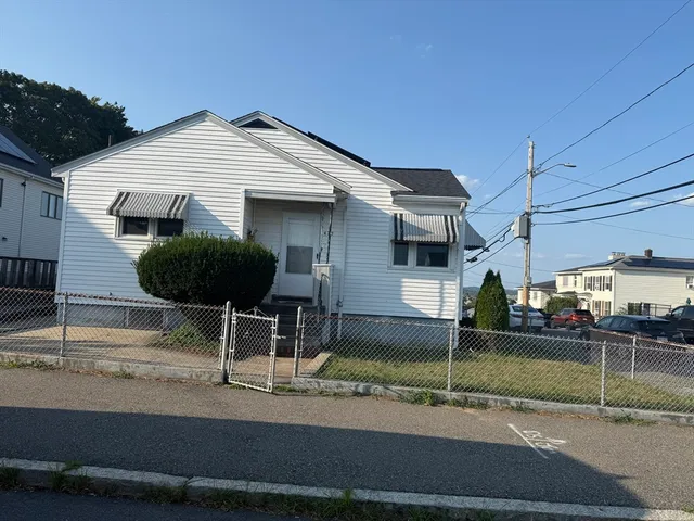 a backyard of a house
