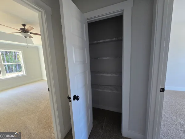 a view of closet area