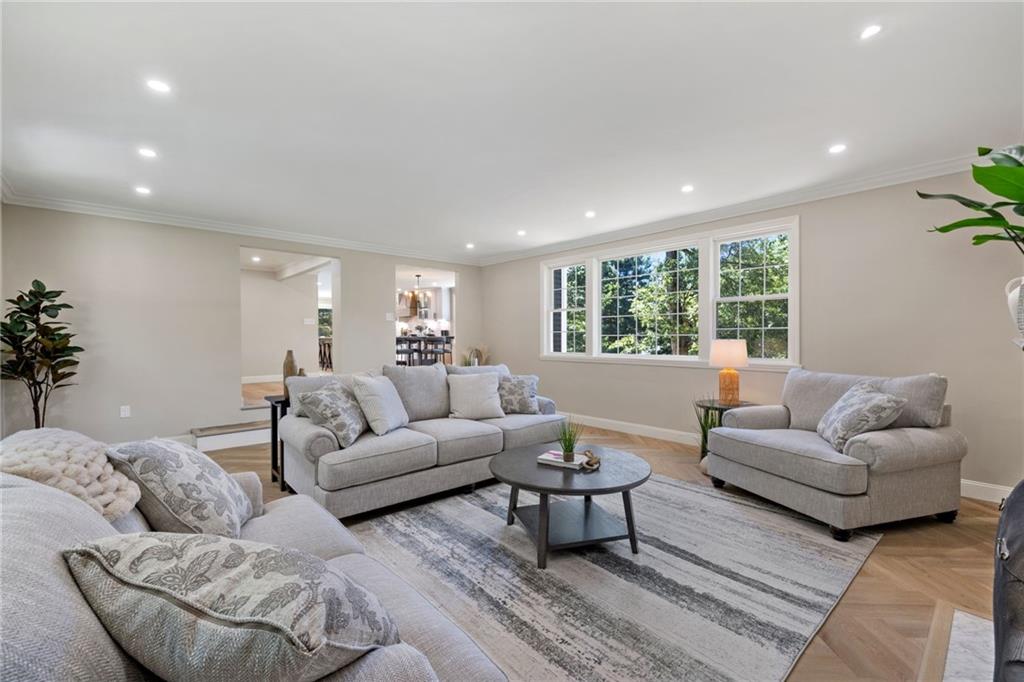 8241 Thompson Run Road Pittsburgh, PA 15237 - Photo 7 of 47 a living room with furniture and a large window