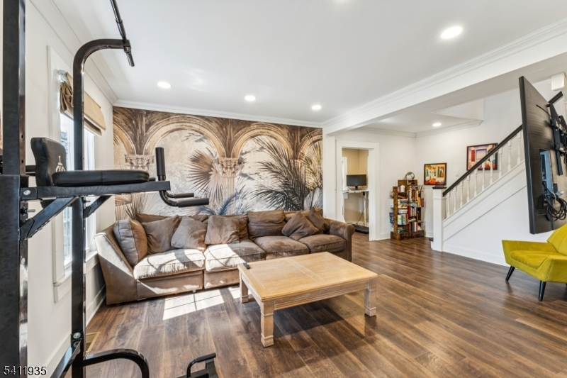 64 Hillcrest Road Watchung, NJ 07069 - Photo 8 of 42 a living room with furniture and wooden floor
