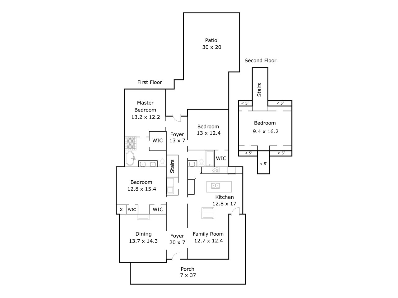 518 East Lane Street Raleigh, NC 27601 - Photo 10 of 29 The MBR is one of three (3) 1st floor BRs. But there is more. A handsome staircase leads up to a 2nd floor bonus/office/guest room with closets and attic-eve storage.