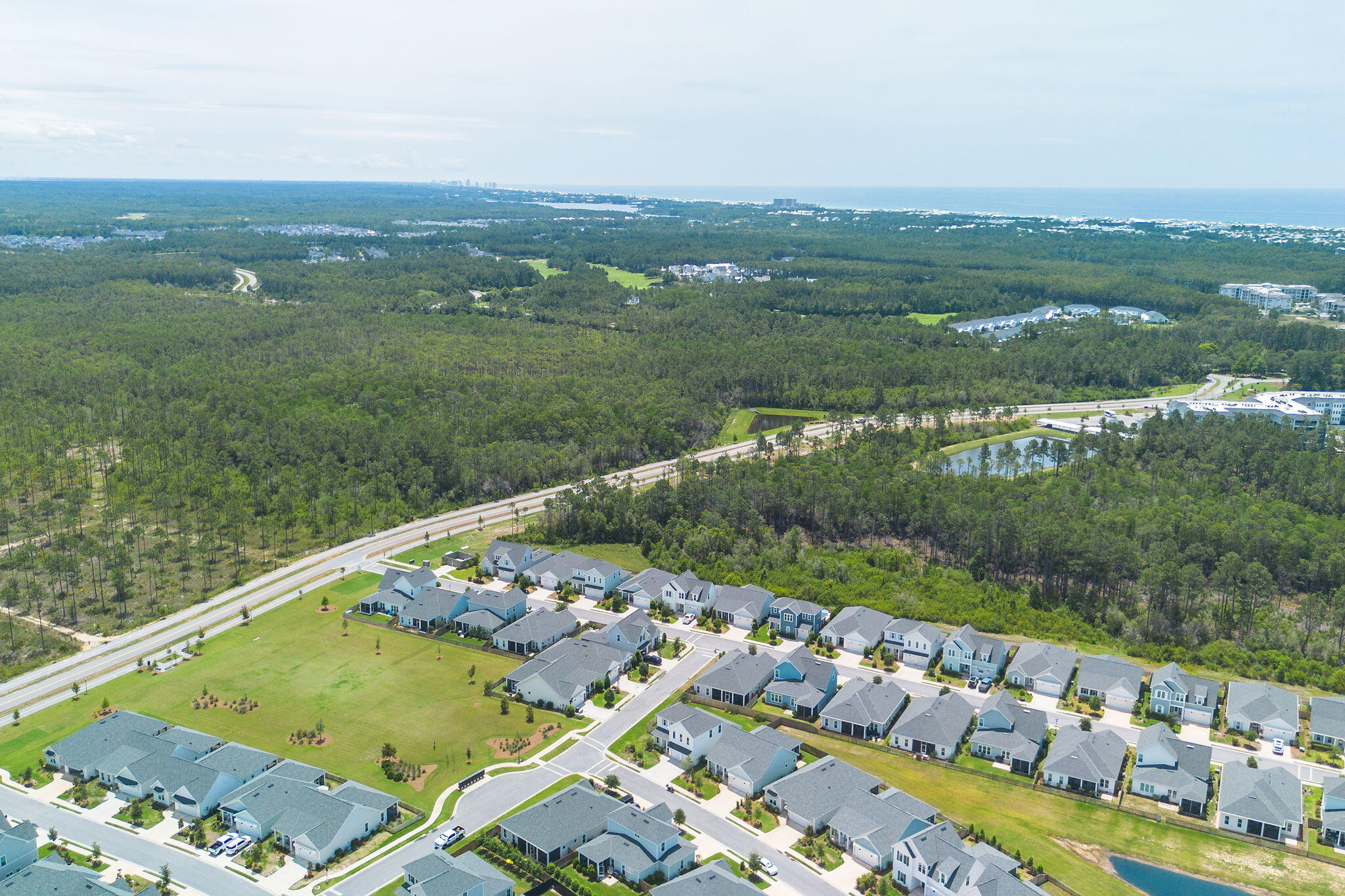 11 Bunting Ln Inlet Beach Inlet Beach, FL 32461 - Photo 56 of 70 a view of a city from a balcony with outdoor space