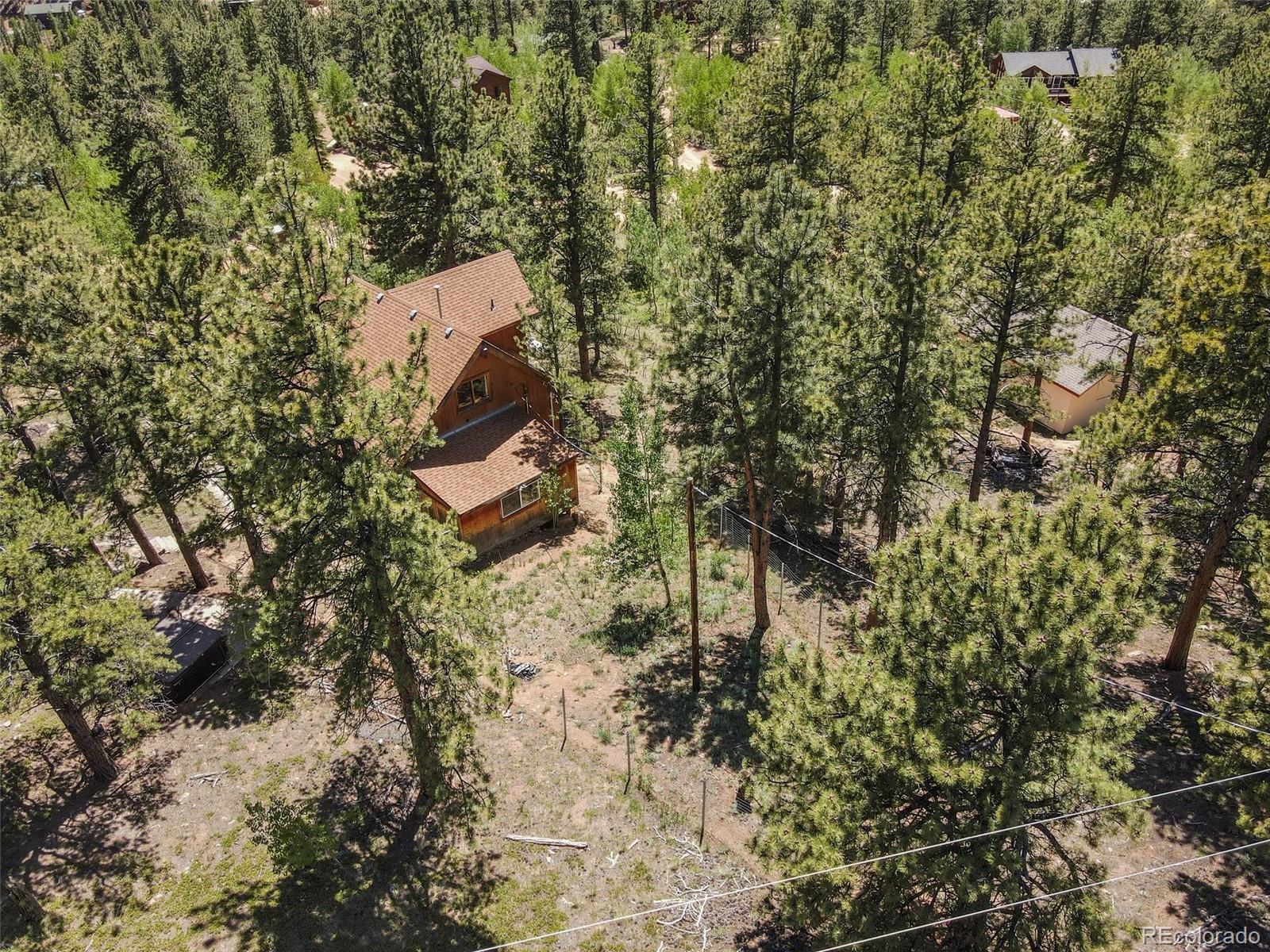 141 Tall Timber Lane Bailey, CO 80421 - Photo 5 of 40 a backyard of a house with lots of green space