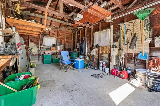 a view of storage and utility room