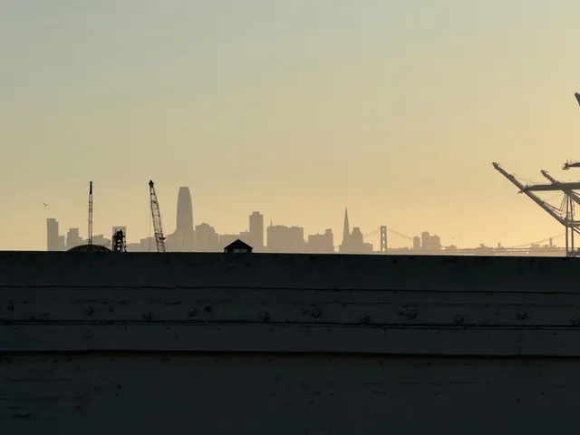 a car parked in front of a building