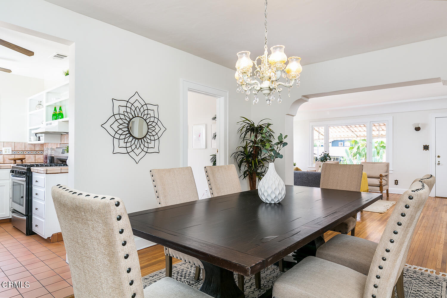 2023 Queensberry Road Pasadena, CA 91104 - Photo 11 of 26 a view of a dining room with furniture and chandelier