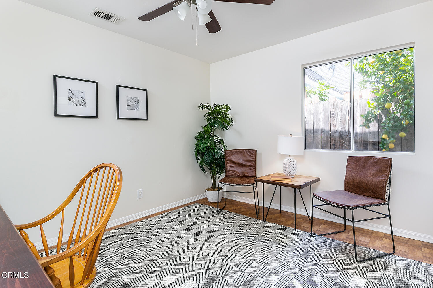 2023 Queensberry Road Pasadena, CA 91104 - Photo 20 of 26 a view of a workspace with furniture and a window
