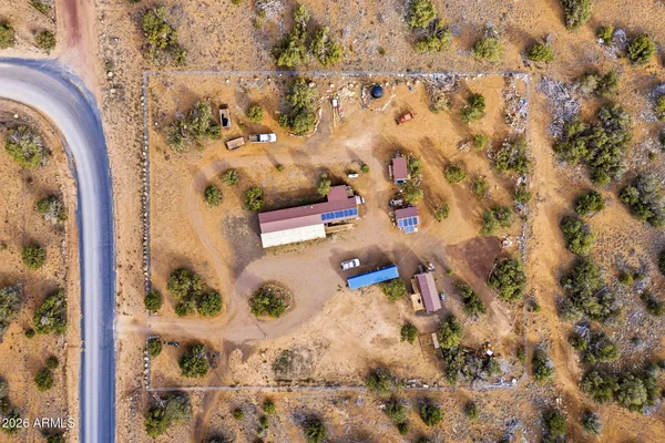 a view of a city with a mountain