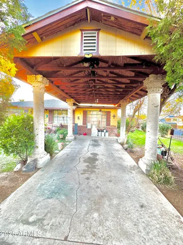 a view of a backyard of a house