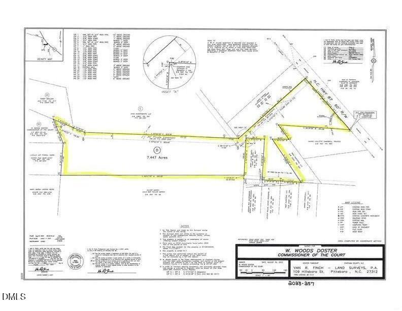0 Major Lee Road Pittsboro, NC 27312 - Photo 3 of 7 Plat D