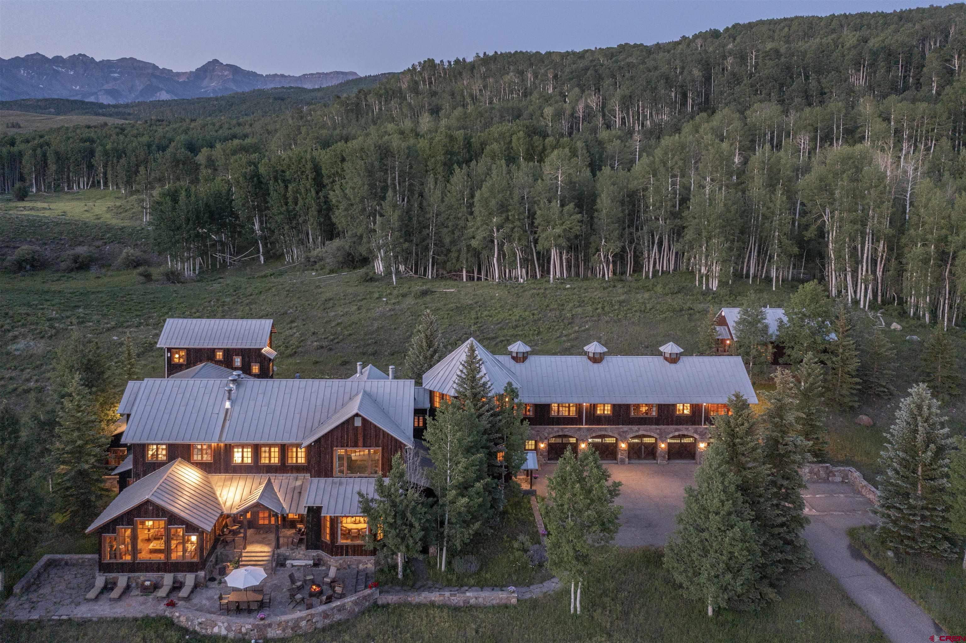 8121 Preserve Drive Telluride, CO 81435 - Photo 4 of 35 aerial view of a house with pool and a yard