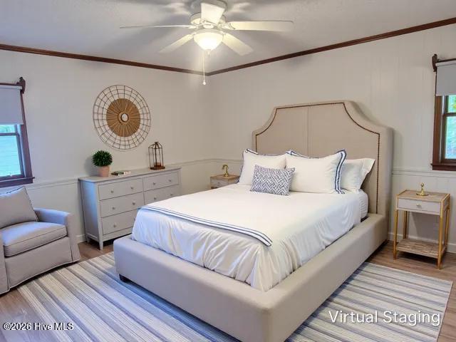 133 Ridge Road Newport, NC 28570 - Photo 21 of 26 Primary bedroom virtually staged