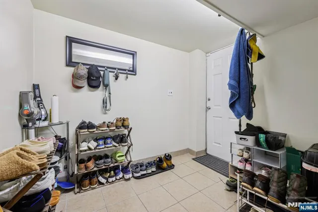 a room with gym equipment and equipment