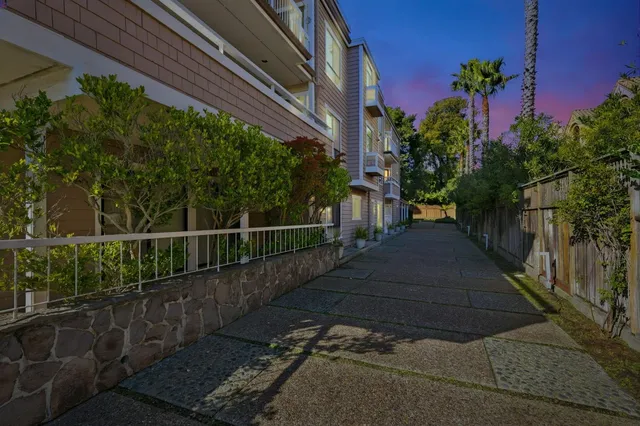 a view of a entryway of a house