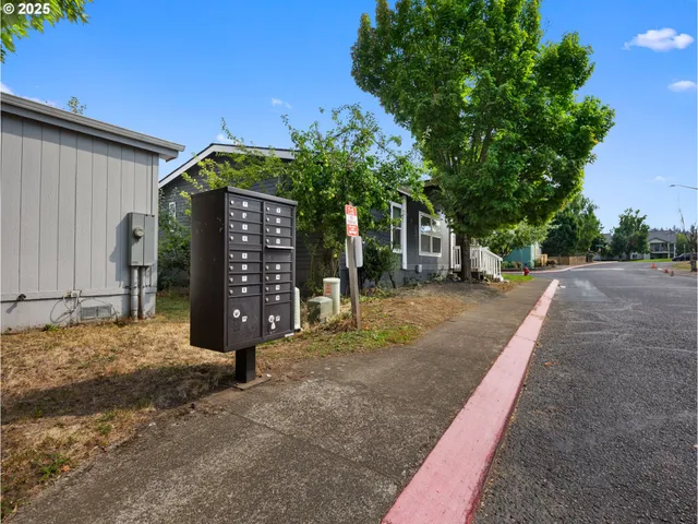 a view of a house with a tree