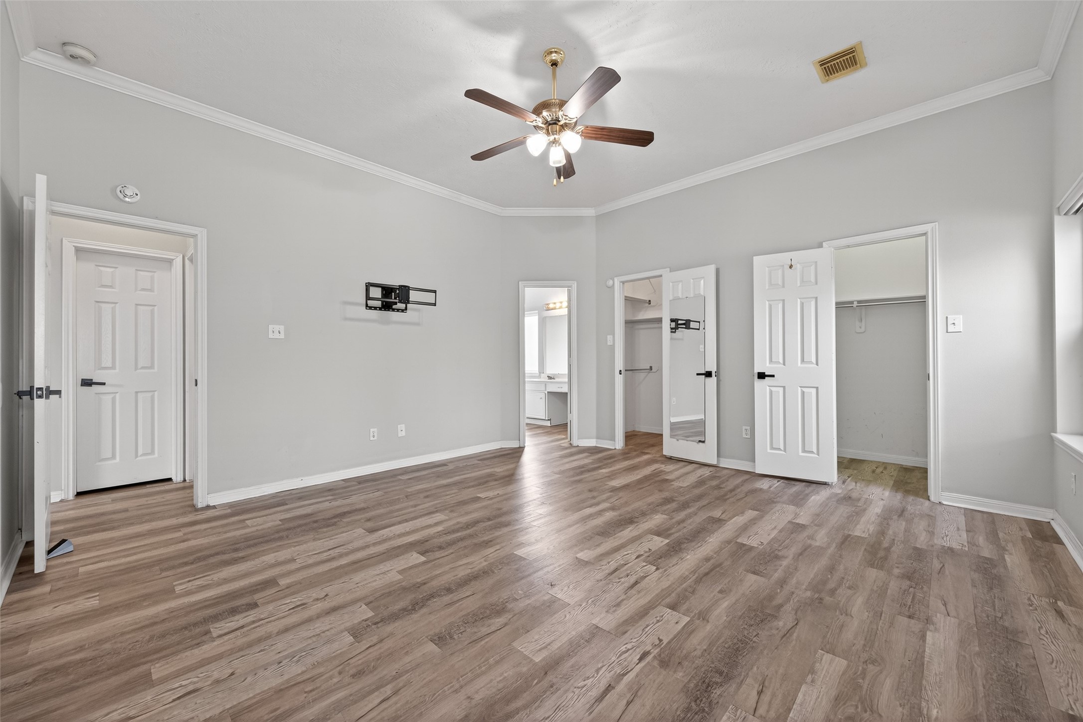 16902 Canyon Ridge Drive Spring, TX 77379 - Photo 23 of 43 a view of an empty room with wooden floor