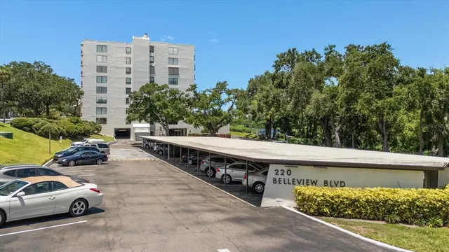 a view of a city with tall buildings
