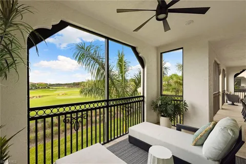 a outdoor living space with furniture