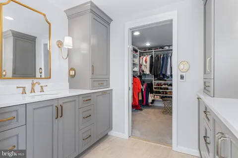 a workspace with furniture and window