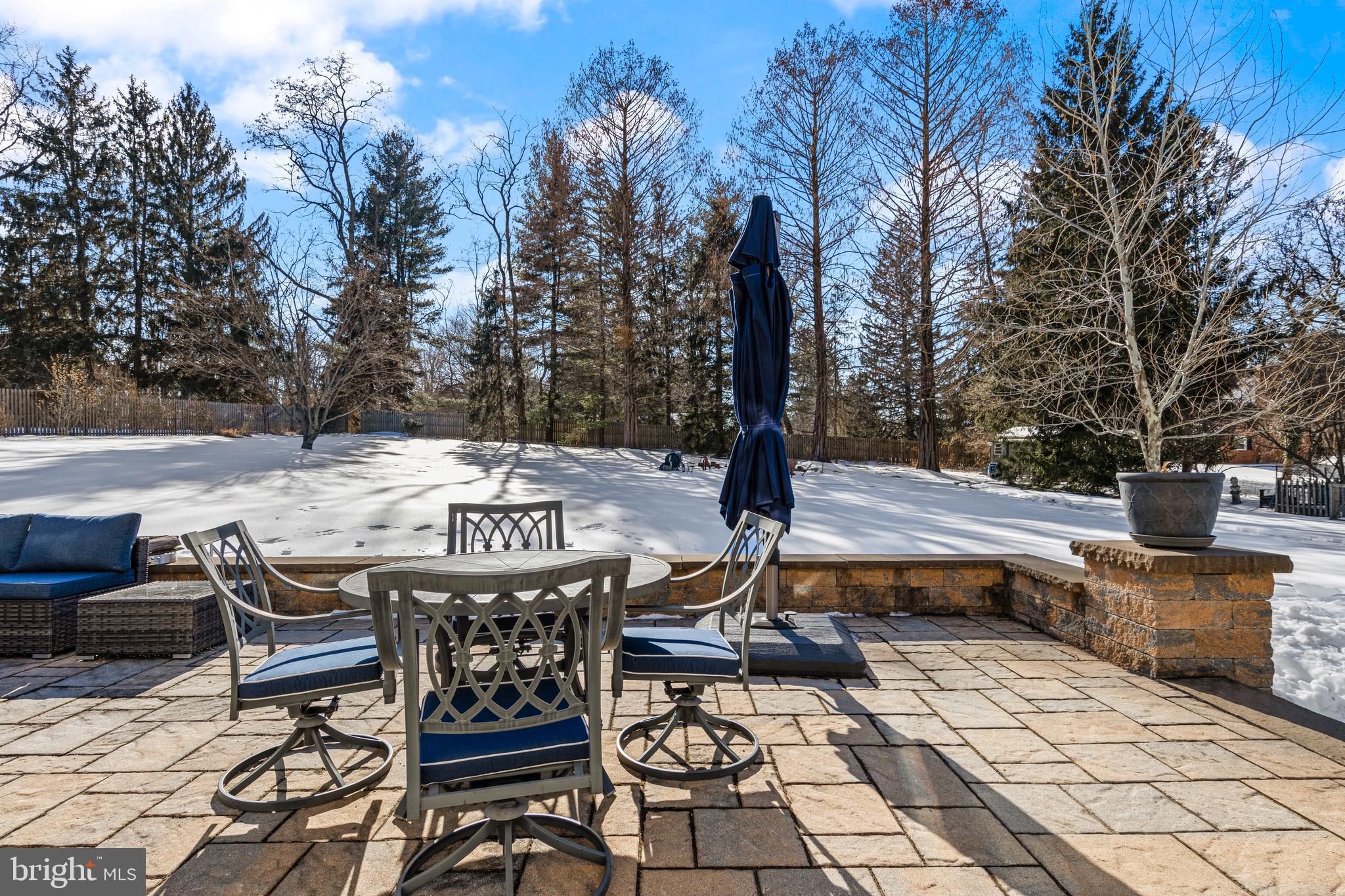 1012 Waltham Road Berwyn, PA 19312 - Photo 51 of 55 a view of a dinning table and chairs in the patio